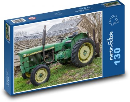 Traktor - farma, zemědělství - puzzle 130 dílků