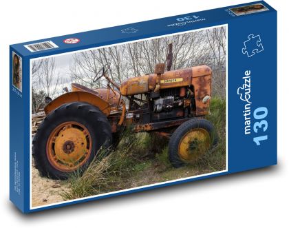 Traktor - farma, vozidlo - Puzzle 130 dielikov, rozmer 28,7x20 cm 