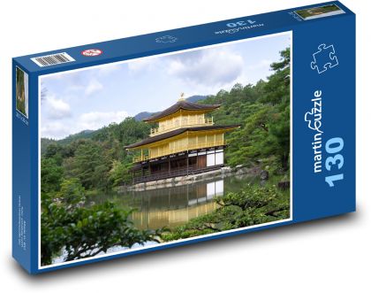 Chrám - Japonsko, Kjóto - puzzle 130 dílků