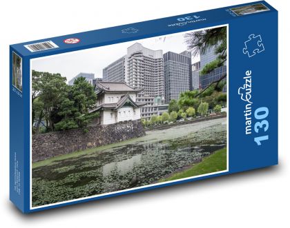 Tokyo - Japan, lake - Puzzle 130 pieces, size 28.7x20 cm 