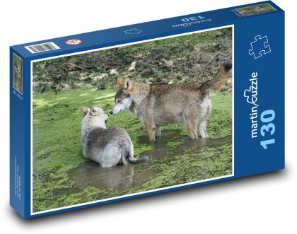 Wolf - Raubtier, Tier - Puzzle - 130 Teile