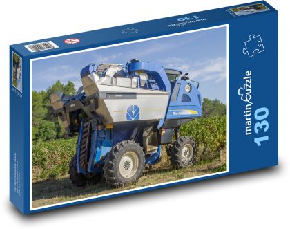 Sklizeň hroznů - vinice, réva - Puzzle 130 dílků, rozměr 28,7x20 cm