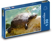 Schildkröte - Reptil, Tier Puzzle 130 Teile - 28,7x20 cm