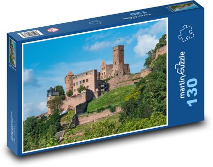 Ruins - castle, mountain - Puzzle 130 pieces, size 28.7x20 cm 