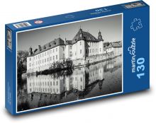 Water castle - moat, landscape Puzzle 130 pieces - 28.7 x 20 cm