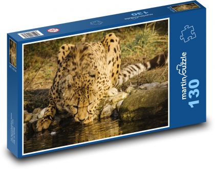 Animal, Cheetah - Puzzle 130 pieces, size 28.7x20 cm 
