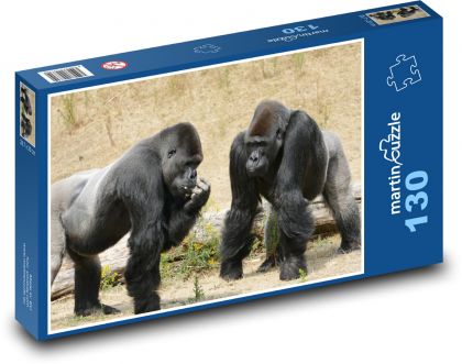 Gorila - dvě opice - puzzle 130 dílků
