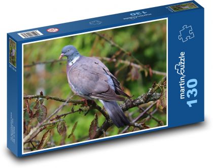Taube - Vogel, Tier - Puzzle - 130 Teile