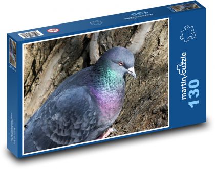 Taube - Vogel, Ornithologie - Puzzle - 130 Teile