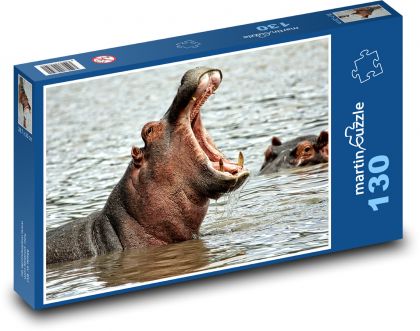 Hroch - Afrika, Safari - Puzzle 130 dielikov, rozmer 28,7x20 cm 