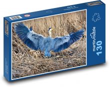 Heron - bird, animal Puzzle 130 pieces - 28.7 x 20 cm