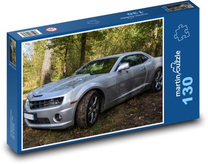 Auto - Camaro - Chevrolet - Puzzle 130 dílků, rozměr 28,7x20 cm