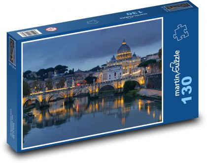 Řím - Vatikán, Itálie - Puzzle 130 dílků, rozměr 28,7x20 cm