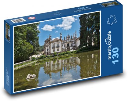 Portugalsko - Casa De Mateus - Puzzle 130 dílků, rozměr 28,7x20 cm