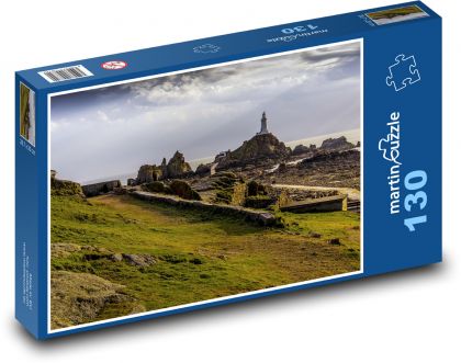 Maják, krajina, príroda - Puzzle 130 dielikov, rozmer 28,7x20 cm 
