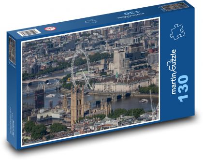 Londýn - město - Puzzle 130 dílků, rozměr 28,7x20 cm