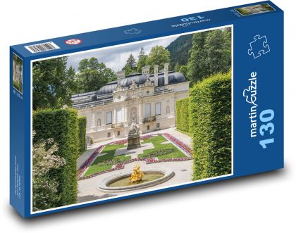 Linderhof Palace - Puzzle 130 elementów, rozmiar 28,7x20 cm