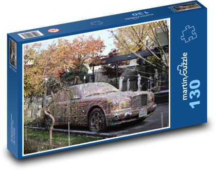 Kunst - Auto, Straße - Puzzle - 130 Teile
