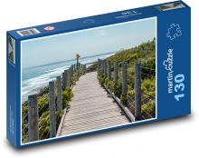 Oceán - promenáda, moře Puzzle 130 dílků - 28,7 x 20 cm