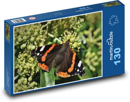 Motýl - hmyz, křídla - Puzzle 130 dílků, rozměr 28,7x20 cm
