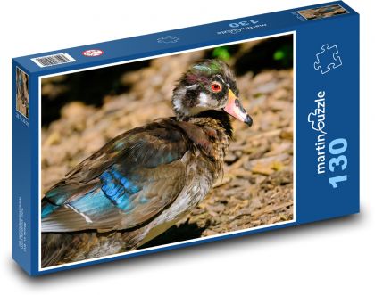 Kačica - vták, zviera - Puzzle 130 dielikov, rozmer 28,7x20 cm 