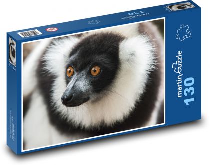 Lemur - opice, zvíře - Puzzle 130 dílků, rozměr 28,7x20 cm
