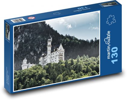 Historický hrad - cestovanie - Puzzle 130 dielikov, rozmer 28,7x20 cm 