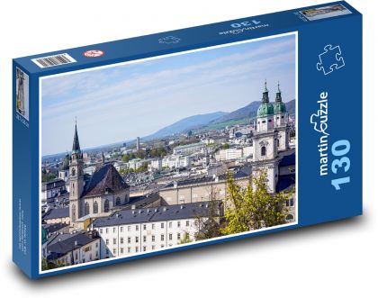 Salzburg - Austria, Cathedral - Puzzle 130 pieces, size 28.7x20 cm 