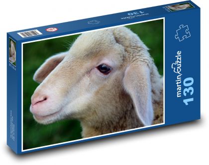 Jahňa - mláďa, ovce - Puzzle 130 dielikov, rozmer 28,7x20 cm 