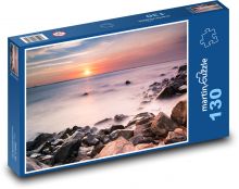 Oceán - pobrežie, skaly Puzzle 130 dielikov - 28,7 x 20 cm 