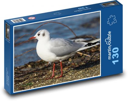 Čajka - vták, more - Puzzle 130 dielikov, rozmer 28,7x20 cm 
