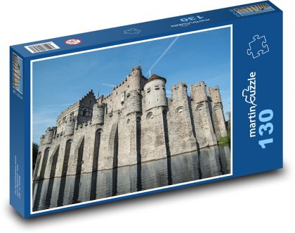 Hrad - Belgie, starověký - puzzle 130 dílků