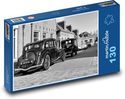 Car - historical, old car - Puzzle 130 pieces, size 28.7x20 cm 