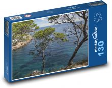 Moře - borovice, pobřeží Puzzle 130 - 28,7x20 cm