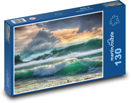 Ocean - waves, sea - Puzzle 130 pieces, size 28.7x20 cm 