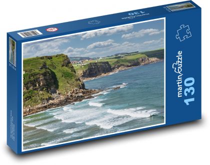 More - vlny, pláž - Puzzle 130 dielikov, rozmer 28,7x20 cm 