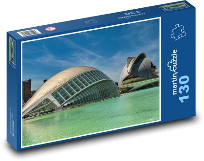 Valencia - Spain, dome - Puzzle 130 pieces, size 28.7x20 cm 