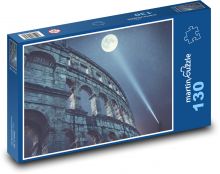 Koloseum v měsíčním svitu - noc, hvězdy Puzzle 130 dílků - 28,7 x 20 cm