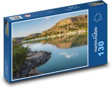 Krajina - skaly, lagúna Puzzle 130 dielikov - 28,7 x 20 cm 
