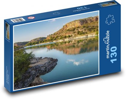 Krajina - skaly, lagúna - Puzzle 130 dielikov, rozmer 28,7x20 cm 