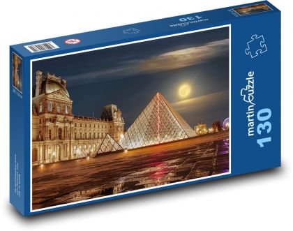 Architekrua - Nachtstadt, Mond - Puzzle - 130 Teile