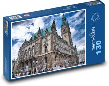Germany - Hamburg, City Hall Puzzle 130 pieces - 28.7 x 20 cm