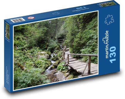 Jesioniki - dzika przyroda - Puzzle 130 elementów, rozmiar 28,7x20 cm