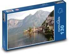 Hallstatt - Austria, małe miasto Puzzle 130 elementów - 28,7x20 cm