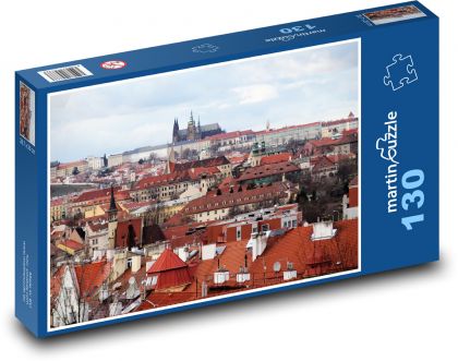 Praha - Staré město - Puzzle 130 dílků, rozměr 28,7x20 cm