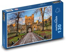 Anglie - hrad Durham  Puzzle 130 - 28,7x20 cm
