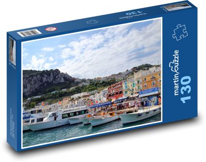 Taliansko - Marina Grande - Puzzle 130 dielikov, rozmer 28,7x20 cm 