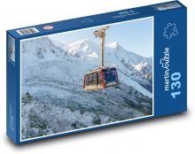 Chamonix - cable car Puzzle 130 pieces - 28.7 x 20 cm 