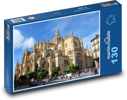 Španielsko - palác, katedrála - Puzzle 130 dielikov, rozmer 28,7x20 cm 