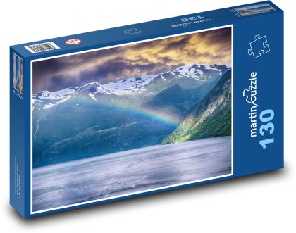 Fjorde - Norwegen, Meer - Puzzle - 130 Teile